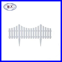 Collections etc Flexible White Picket Fence Border for Garden, Landscape Edging, White